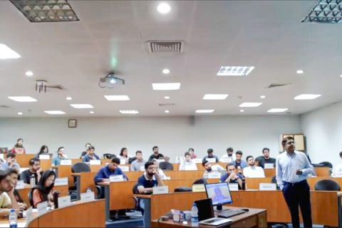 Guest Speaker Dr. Hussain Nadim from Yale University in Influencer Marketing Class