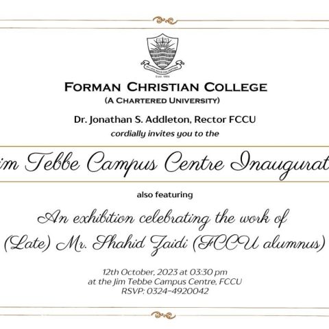 Honored to Attend the FCCU Campus Center Inauguration