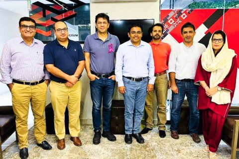 LUMS SDSB Luminites Association Board Meeting at VP Ahsan Sheikh's Office