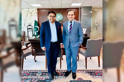 Anwar kabir Meeting Dr. Umar Saif, Honorable Federal Minister of Information Technology and Telecommunication