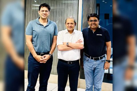 Ahsan Sheikh, Anwar Kabir and Shahzad Saleem CEO of Nishat Chunian Ltd