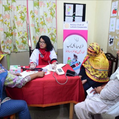 The success of Rotary Club of Lahore Corporate 2nd free medical camp 2