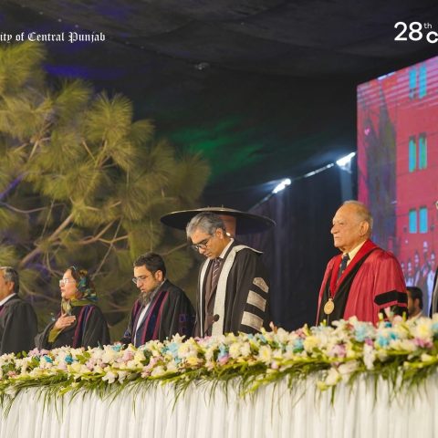 Addressing Graduates as Keynote Speaker at University of Central Punjab’s 28th Convocation 9