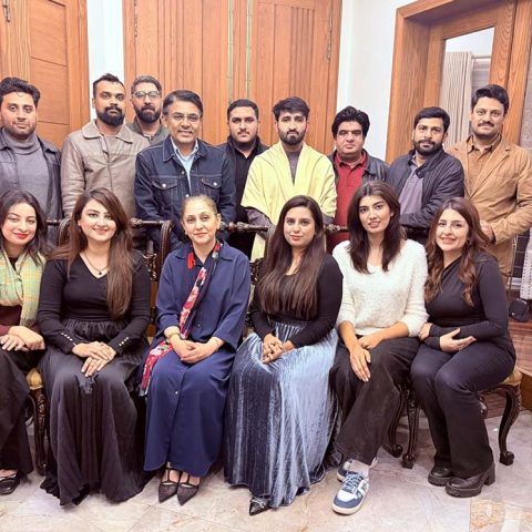 Celebrating the New Year with Team Brand Spectrum Anwar kabir, Asma Anwar, Mahmood Tariq, Hassan, Bilal, Hira, Mamoon